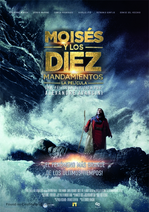 Os Dez Mandamentos, O Filme - Colombian Movie Poster