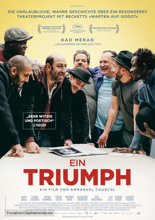 Un triomphe - German Movie Poster