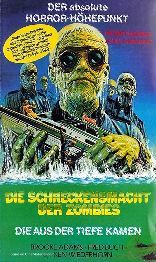Shock Waves - German VHS movie cover