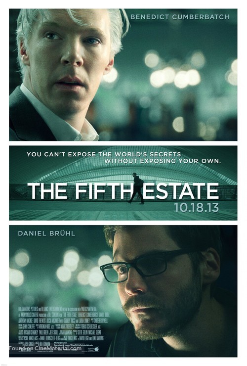 The Fifth Estate - Theatrical movie poster