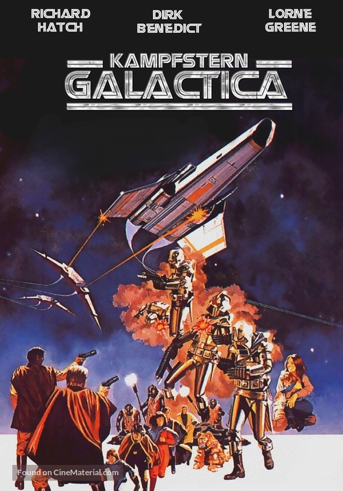 Battlestar Galactica - German VHS movie cover
