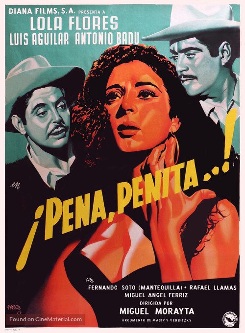 &iexcl;Ay, pena, penita, pena! - Mexican Movie Poster