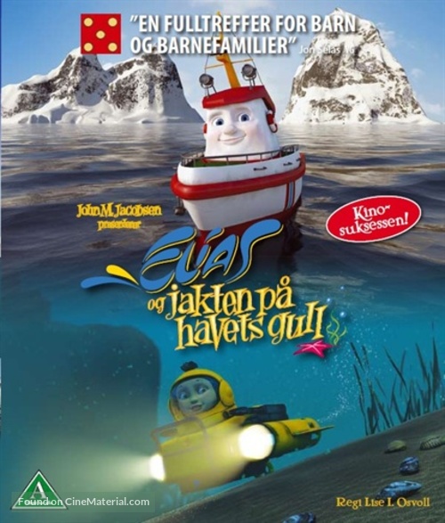 Elias en de schat van de zee - Norwegian Blu-Ray movie cover