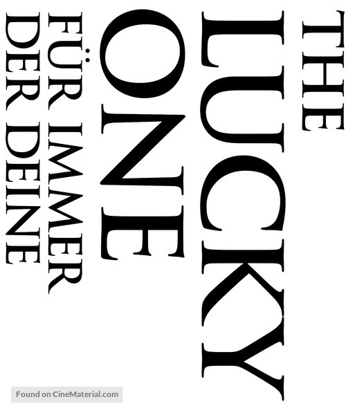 The Lucky One - German Logo