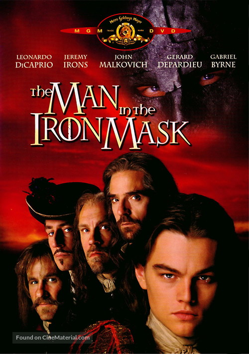 The Man In The Iron Mask - DVD movie cover