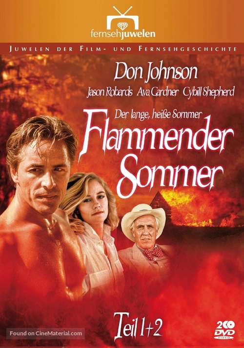 The Long Hot Summer - German DVD movie cover