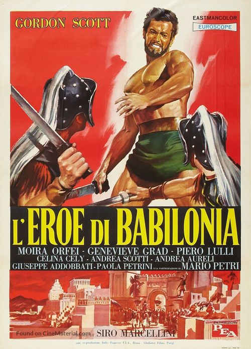 Eroe di Babilonia, L&#039; - Italian Movie Poster