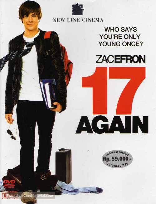 17 Again - Indonesian DVD movie cover