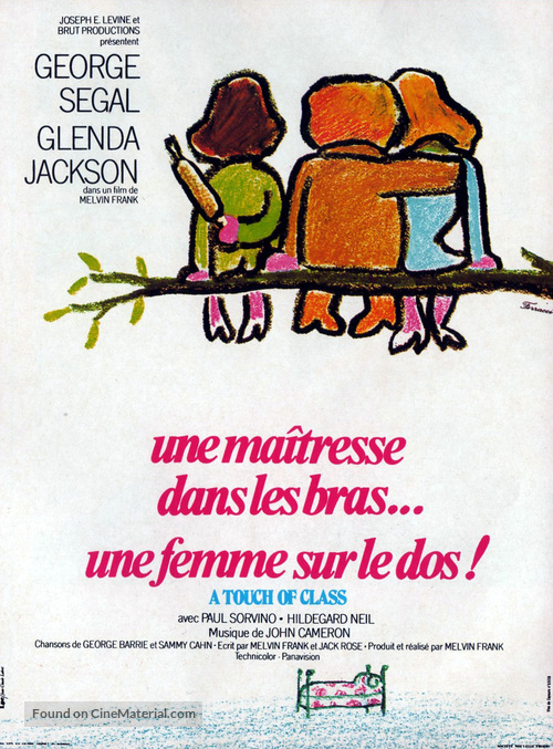 A Touch of Class - French Movie Poster