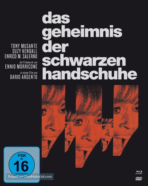 L&#039;uccello dalle piume di cristallo - German Blu-Ray movie cover