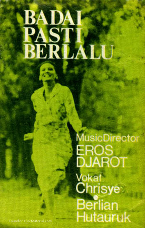 Badai pasti berlalu - Indonesian VHS movie cover