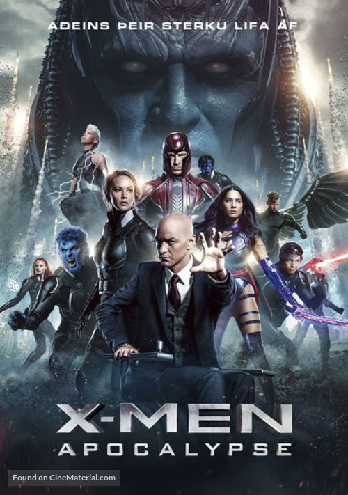 X-Men: Apocalypse - Icelandic Movie Cover