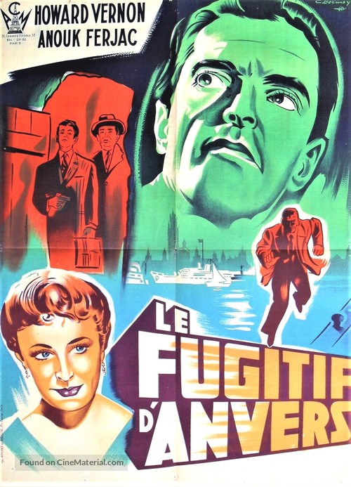 El fugitivo de Amberes - French Movie Poster