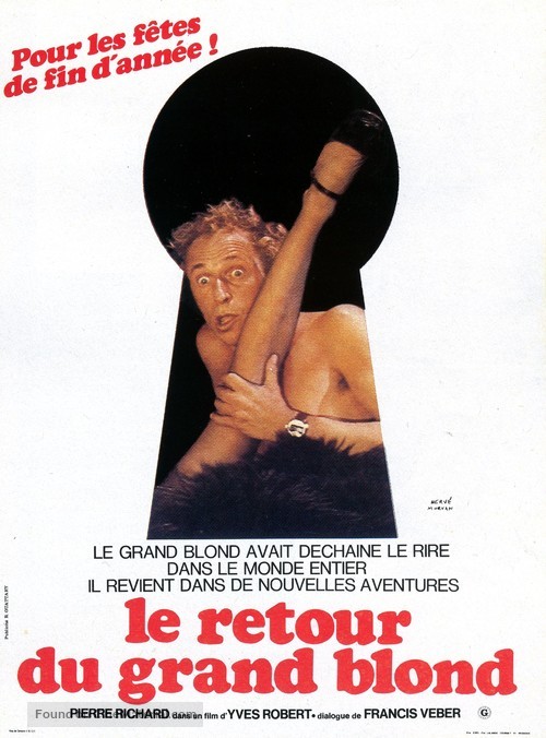 Le retour du grand blond - French Movie Poster