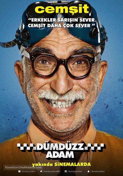 D&uuml;md&uuml;zz Adam - Turkish Movie Poster