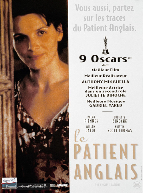 The English Patient - French Movie Poster