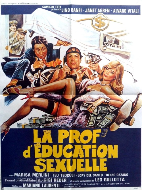 L&#039;onorevole con l&#039;amante sotto il letto - French Movie Poster