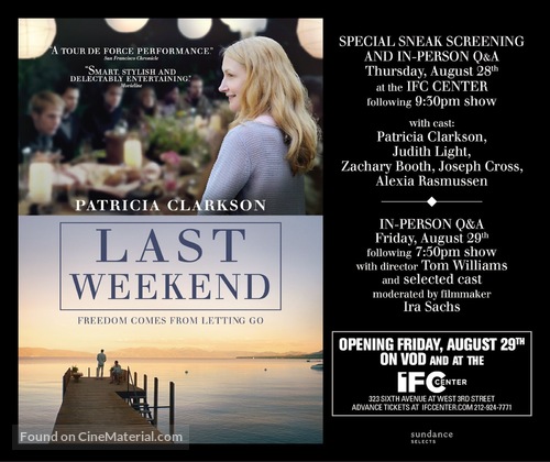 Last Weekend - Movie Poster