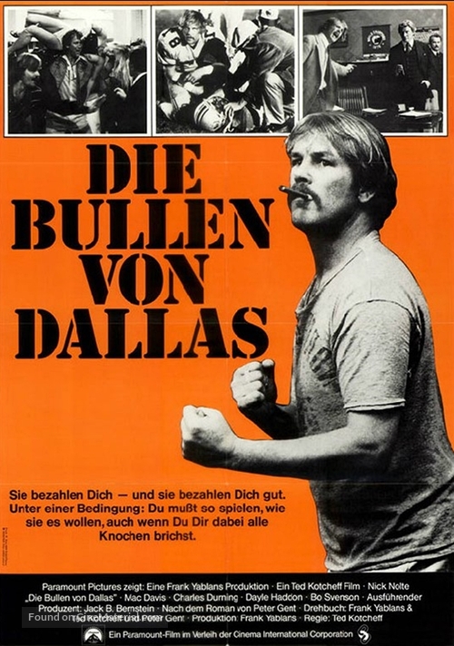 North Dallas Forty - German Movie Poster