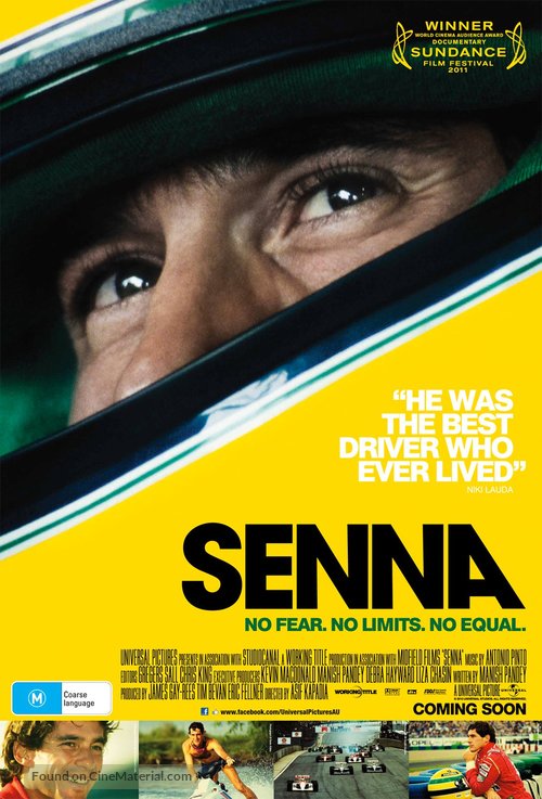 Senna - Australian Movie Poster
