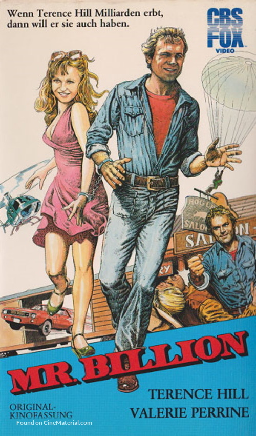 Mr. Billion - German VHS movie cover