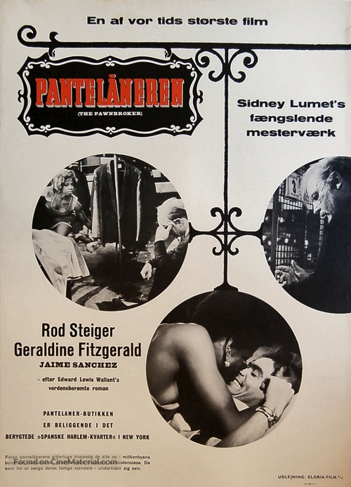 The Pawnbroker - Danish Movie Poster