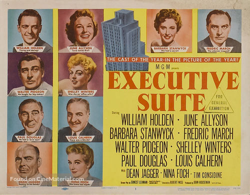 Executive Suite - Movie Poster