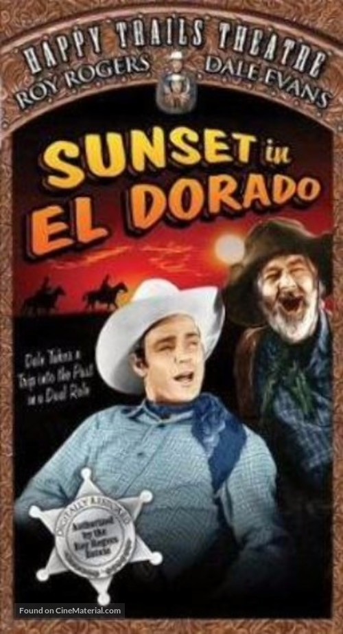 Sunset in El Dorado - VHS movie cover