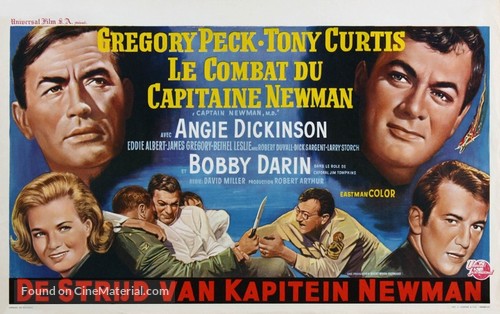 Captain Newman, M.D. - Belgian Movie Poster