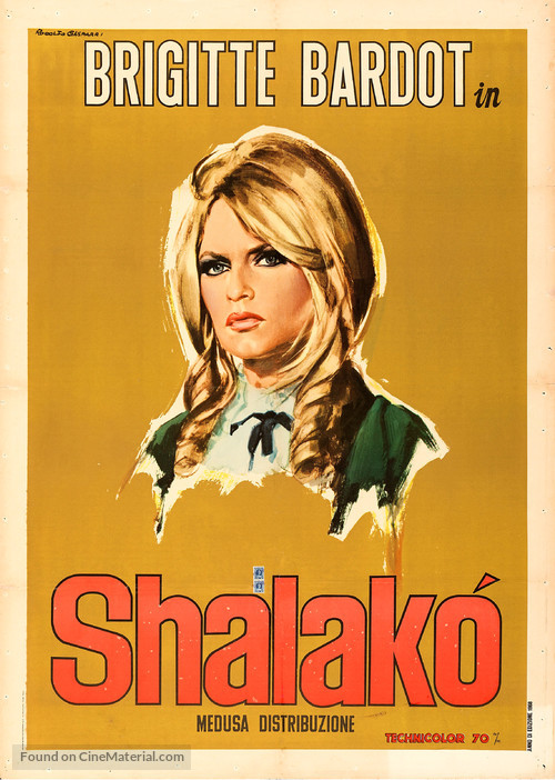 Shalako - Italian Movie Poster