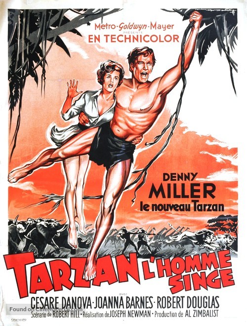 Tarzan, the Ape Man - French Movie Poster