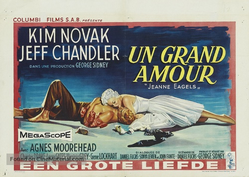 Jeanne Eagels - Belgian Movie Poster