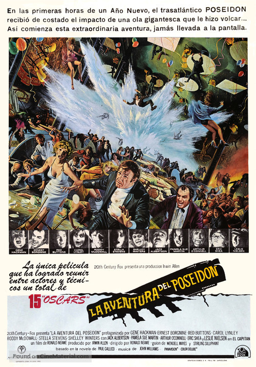 The Poseidon Adventure - Spanish Movie Poster