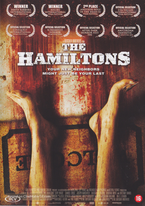 The Hamiltons - Dutch DVD movie cover