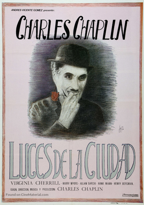 City Lights - Spanish Re-release movie poster