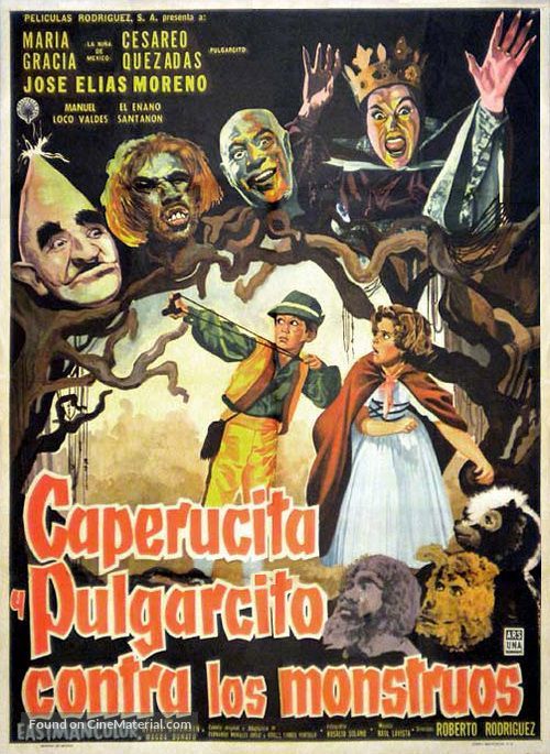 Caperucita y Pulgarcito contra los monstruos - Mexican Movie Poster