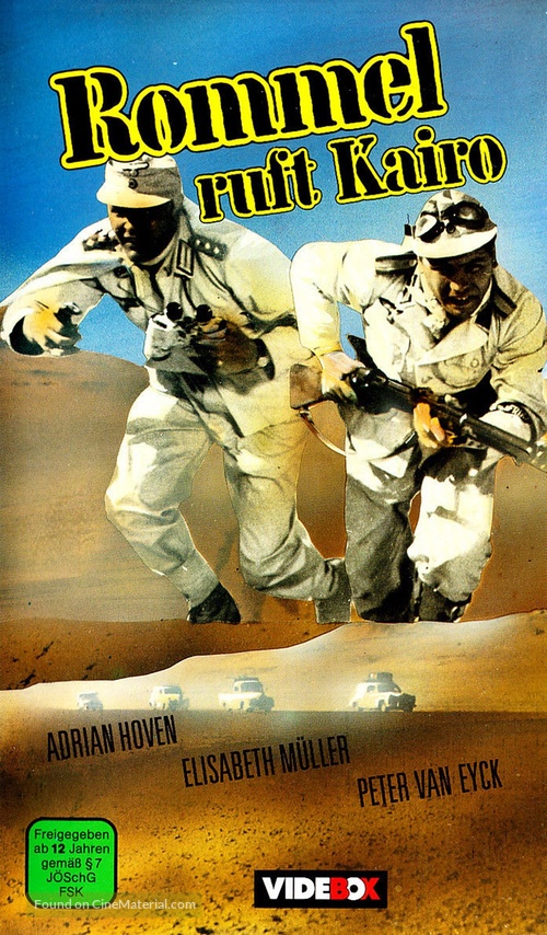 Rommel ruft Kairo - German VHS movie cover