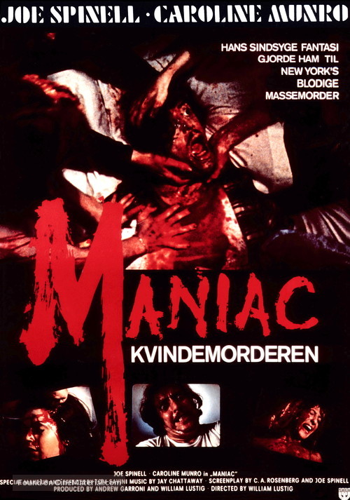 Maniac - Danish Movie Poster