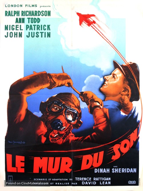 The Sound Barrier - French Movie Poster