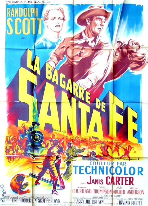 Santa Fe - French Movie Poster