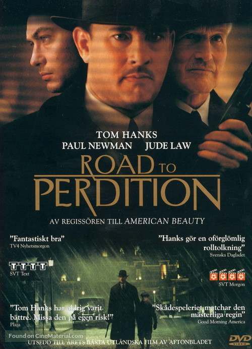 Road to Perdition - Swedish DVD movie cover