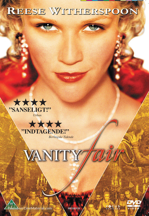 Vanity Fair - Danish DVD movie cover