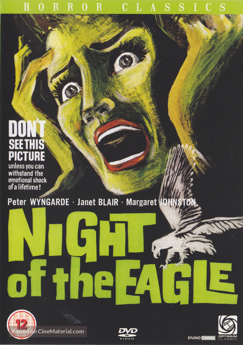 Night of the Eagle - British DVD movie cover