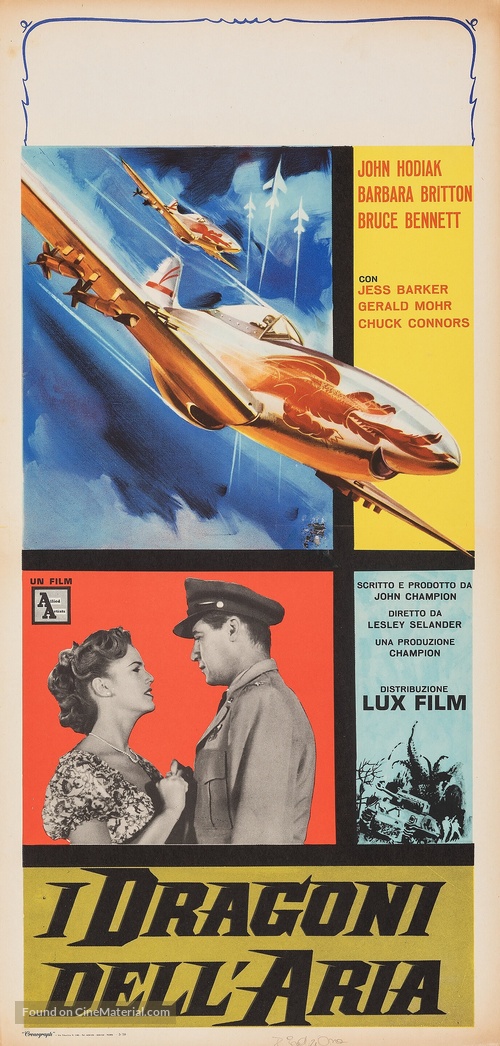 Dragonfly Squadron - Italian Movie Poster