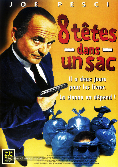 8 Heads in a Duffel Bag - French Movie Cover