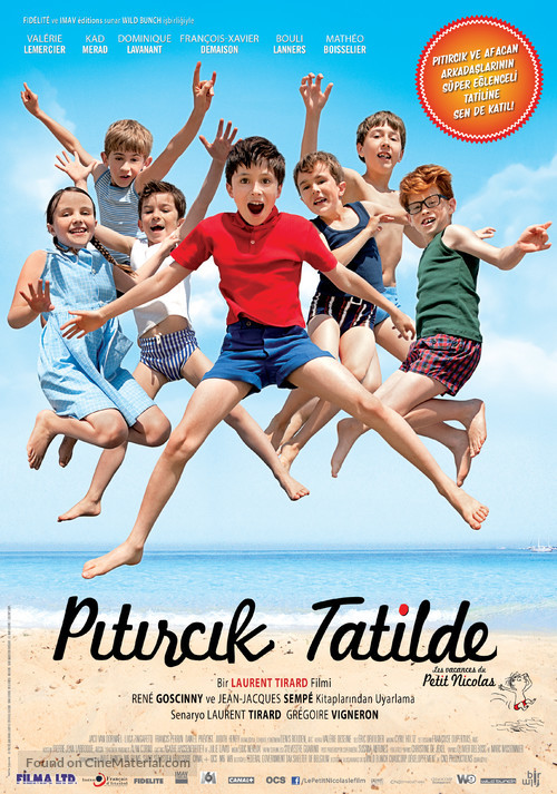 Les vacances du petit Nicolas - Turkish Movie Poster