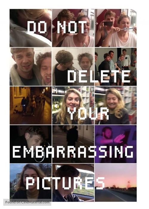 Do Not Delete Your Embarrassing Pictures - Belgian Movie Poster