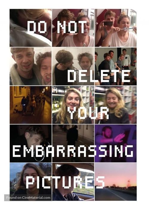 Do Not Delete Your Embarrassing Pictures - Belgian Movie Poster