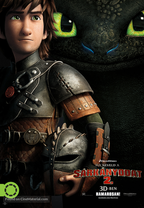 How to Train Your Dragon 2 - Hungarian Movie Poster