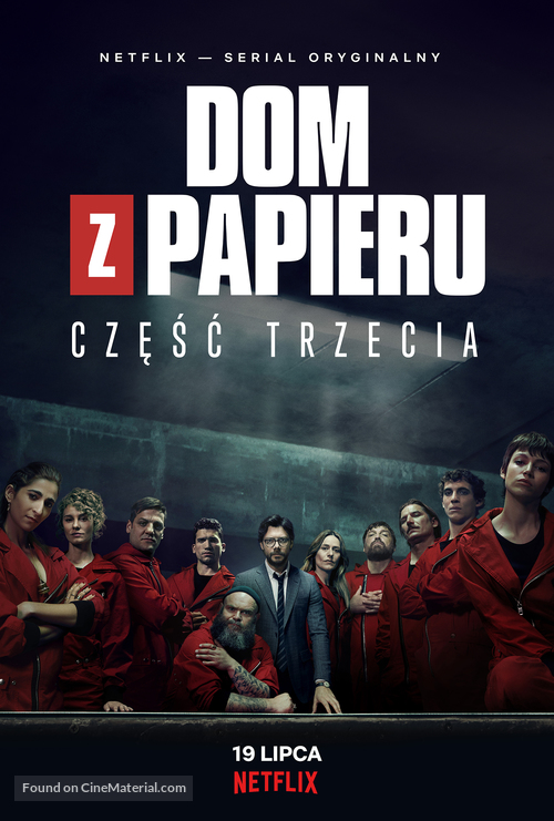 &quot;La casa de papel&quot; - Polish Movie Poster